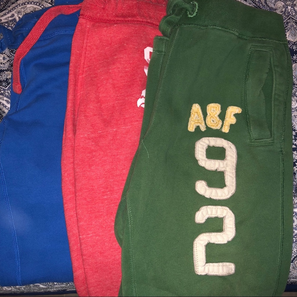 3 Abercrombie and Fitch sweatpants